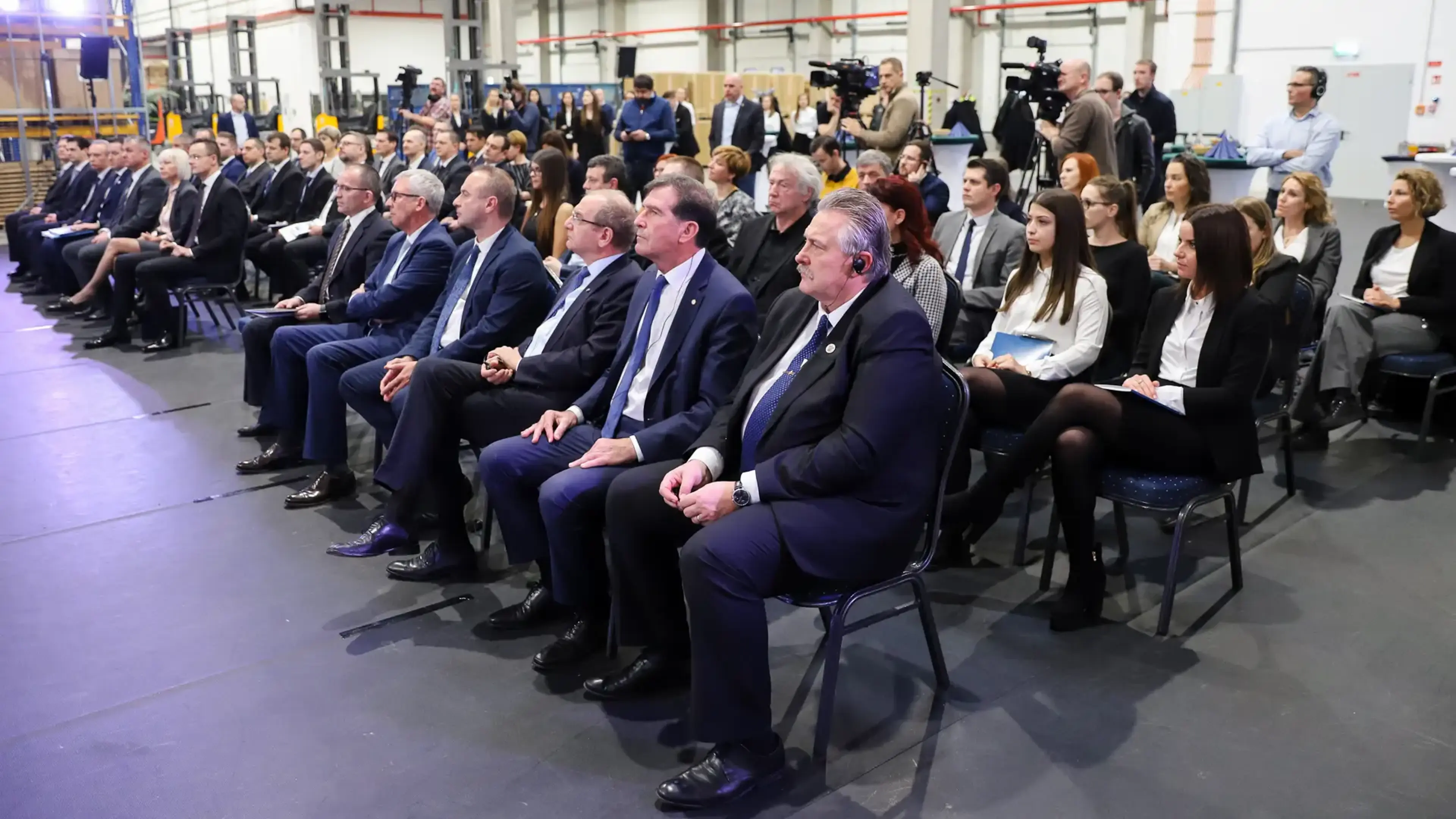 Guests at the foundation stone laying ceremony