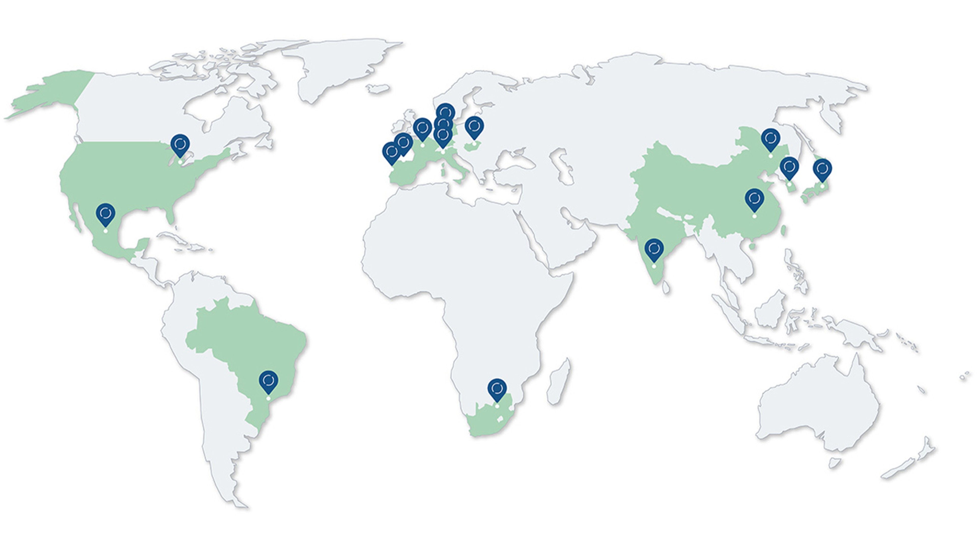 Térképen az SEG Automotive telephelyei